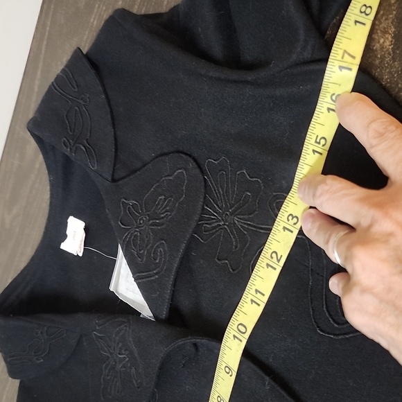 Anthropologie Snak Blazer Wool Blend Embroidered Cottagecore Nwt - Picture 11 of 14